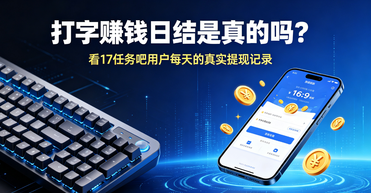 打字赚钱日结是真的吗？看17任务吧用户每天的真实提现记录.png