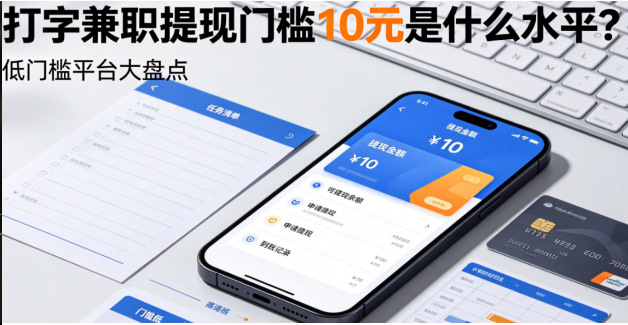 打字兼职提现门槛10元是什么水平？低门槛平台大盘点.png